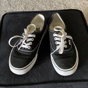 Black authentic vans